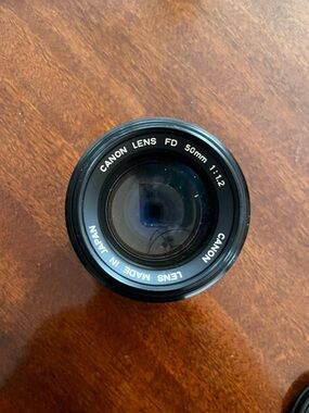 Canon 50mm f/1.2 FD Lens - Black